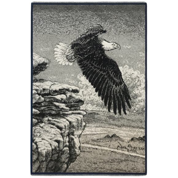 Earth Ragz Other - VTG Earth Ragz Bald Eagle Woven Blanket Throw Southwestern Cabin Lodge Americana